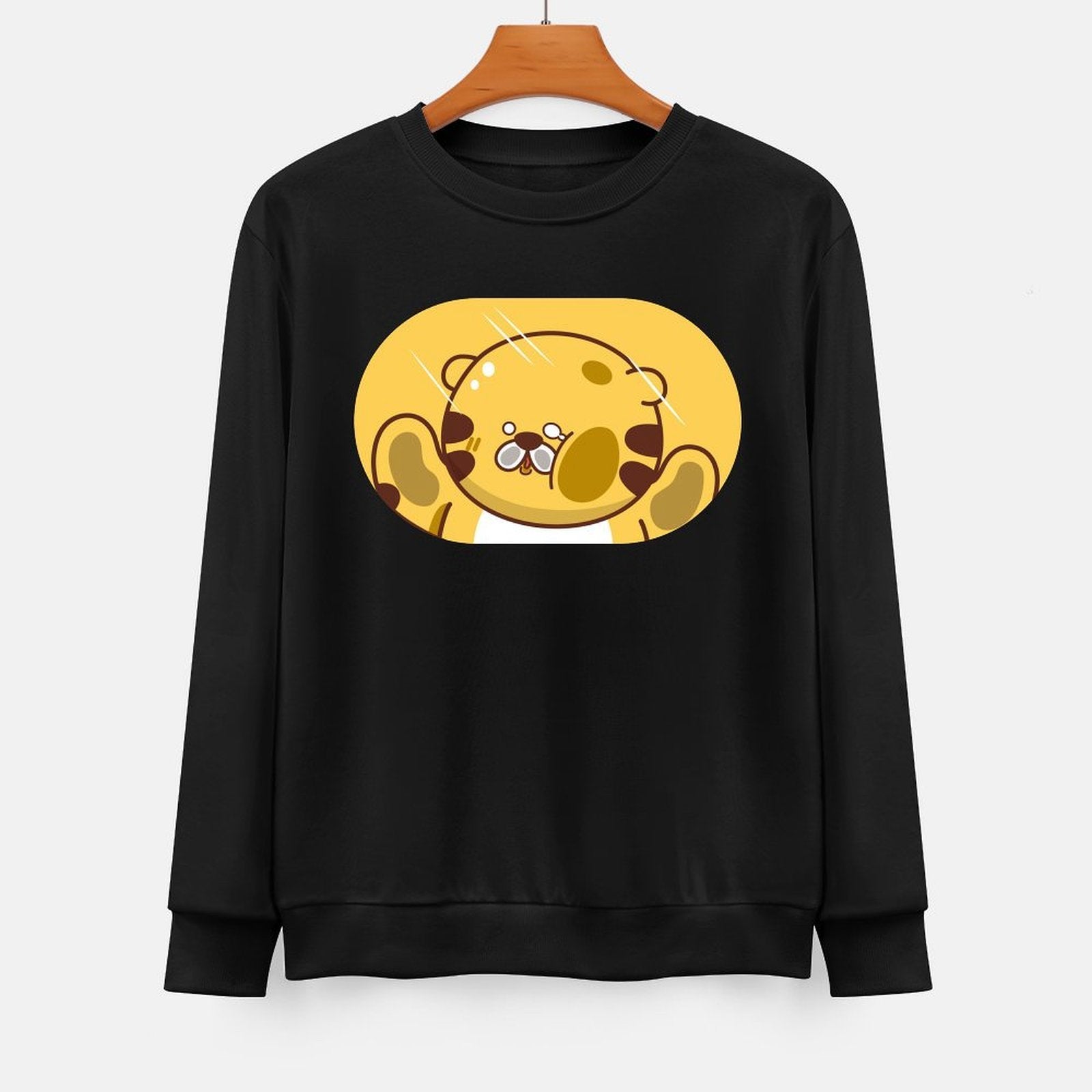 Front Patterned Long Sleeve TopEasyStyle High-Quality